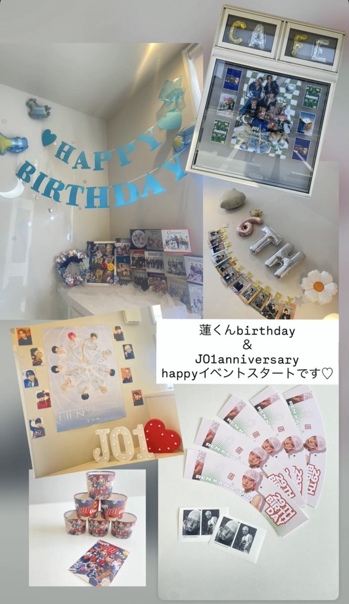 本日〜JO1(カップホルダー)川尻蓮君(スリーブ)配布スタートです♡
可愛い装飾と一緒にお祝いしませんか🥂

#川尻蓮 #JO1 #香川カフェ #宇多津カフェ