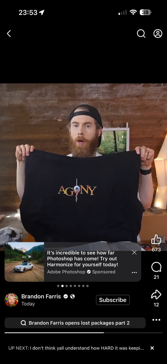 riverstx_'s tweet photo. Not @ImBrandonFarris getting @Agony merch in a lost packages video ❤️😭 #agony #faze #cod https://t.co/UcK8zSvcdX