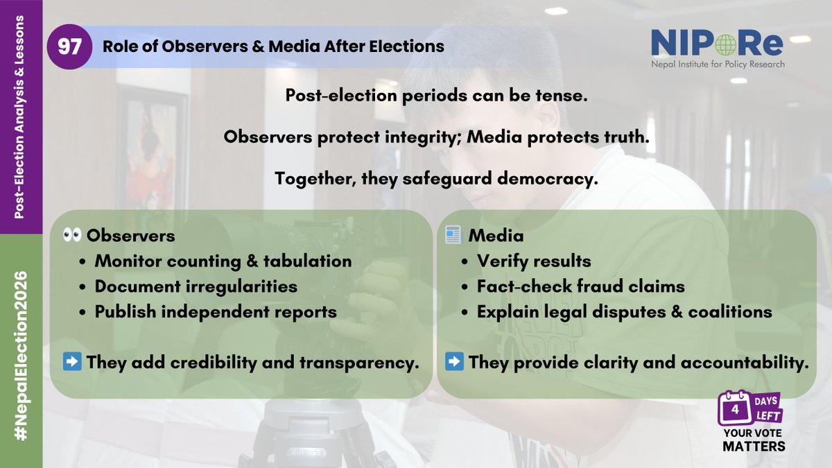 Nepal Institute for Policy Research (NIPoRe) tweet media