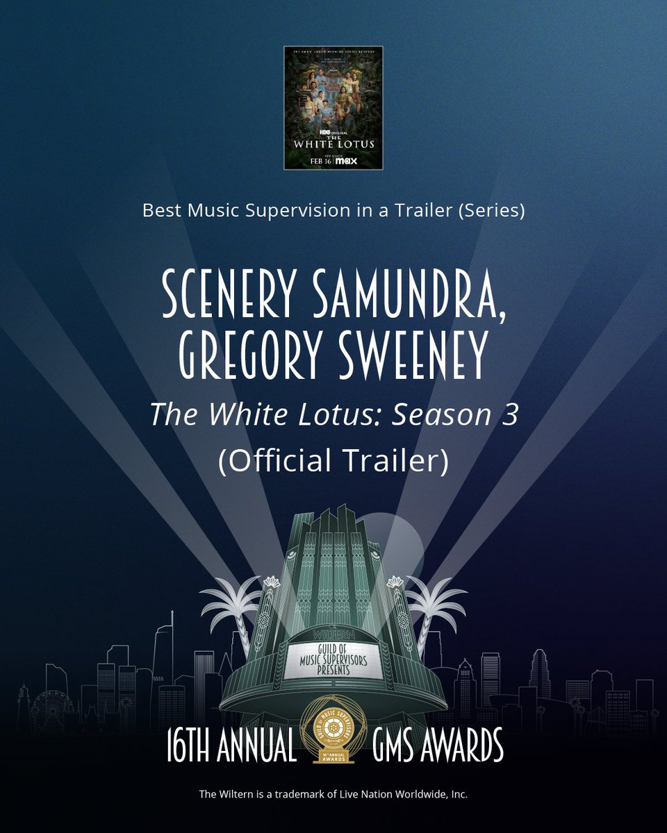 Guild Of Music Supervisors tweet media