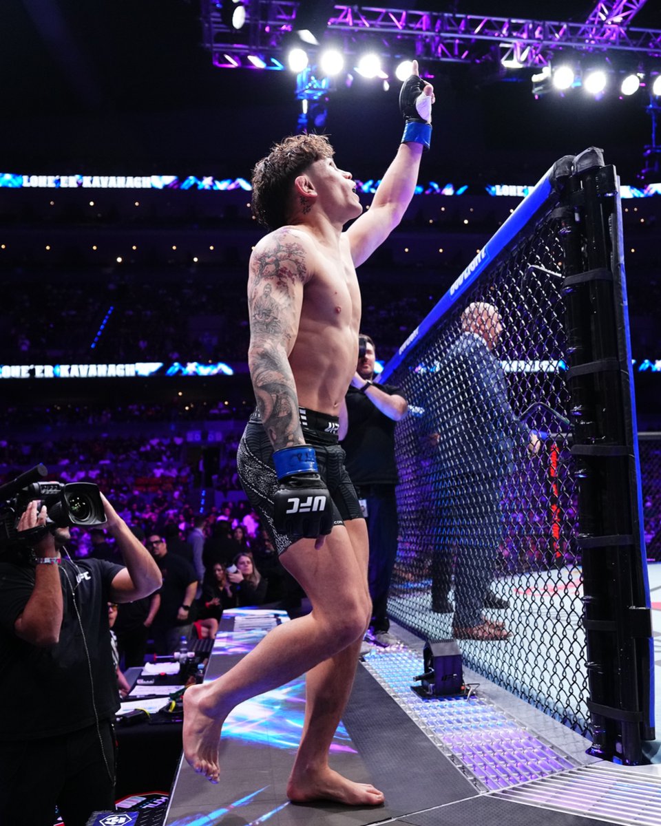 ufc's tweet image. The biggest win of his career 👏

What do you want to see next for Lone'er Kavanagh after his win over Brandon Moreno?