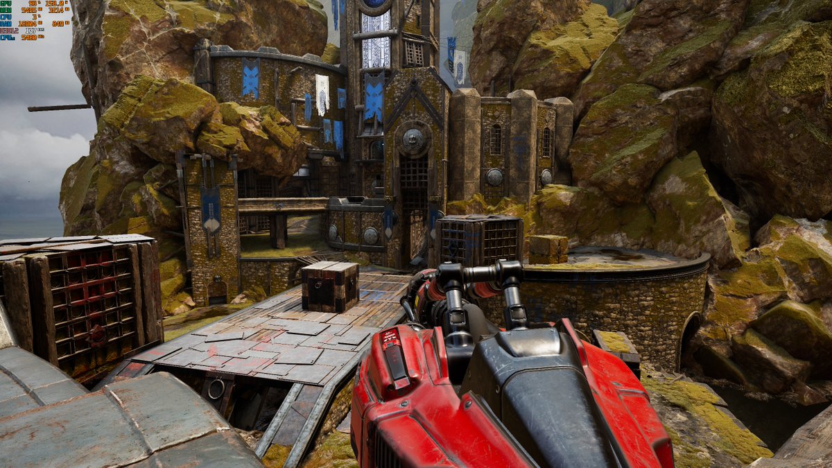 theredpix's tweet photo. Sticking to #UnrealEngine 4 is certainly the best technical decision. However, in order to upgrade the visuals for #FinalFantasy VII Part 3 I believe they should seriously consider adopting a #Raytraced GI solution such as #DDGI. 

While #Enlighten is a solid solution, DDGI delivers significantly higher bounce quality and performs far better under fully dynamic lighting conditions. 

I’ve just uploaded an updated build of Unreal Tournament on Vite running DDGI, showcasing its performance. It has now been tuned to maintain a solid 60 FPS(including 1% lows) at native 4K on #PS5 level GPUs.

For reference, Final Fantasy 7 Rebirth runs on PS5 at dynamic 1800p-4K 30fps 

This is only possible from a UE4 codebase, not #UE5 

[Image 1 & 2] 4K Native 6700
[Image 3] 1440p Native  

https://t.co/ALwZdUaH0Y

Join: https://t.co/DfscF0z2JW

#screenshotsaturday #rendering #gamedev