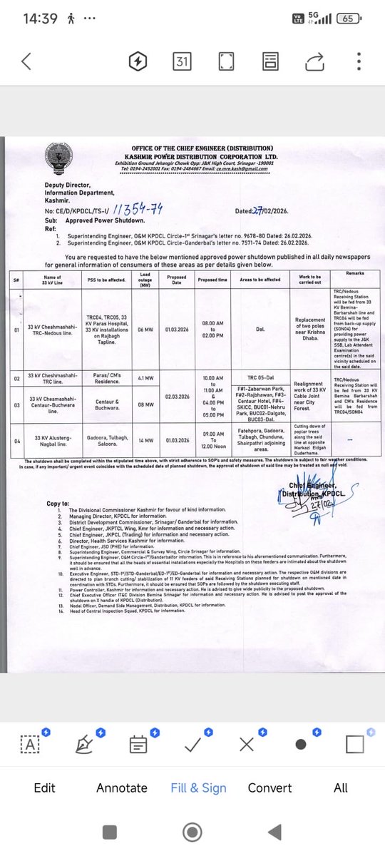 O&M KPDCL DALGATE SUB-DIVISION tweet media