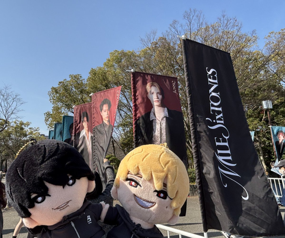 良い、良すぎる。😍❤️ SixTONESのグッズを買いに 大阪城ホールへ