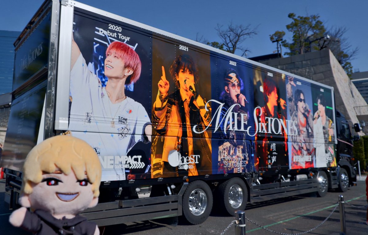 良い、良すぎる。😍❤️ SixTONESのグッズを買いに 大阪城ホールへ