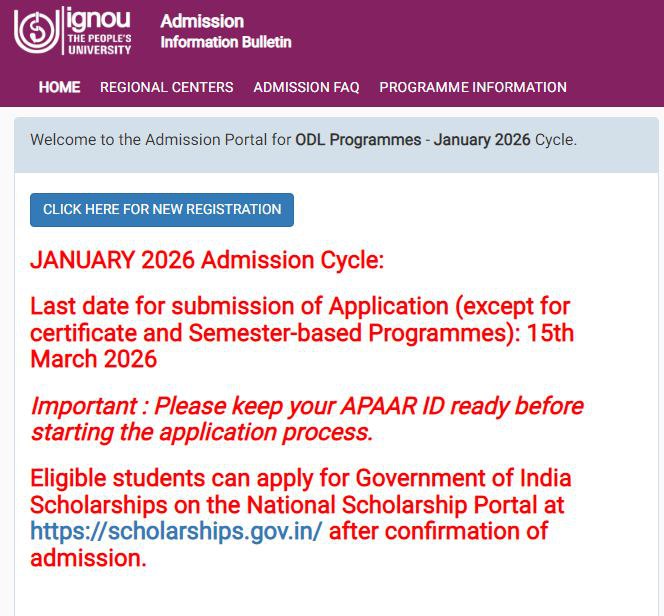 IGNOU RC Varanasi tweet media