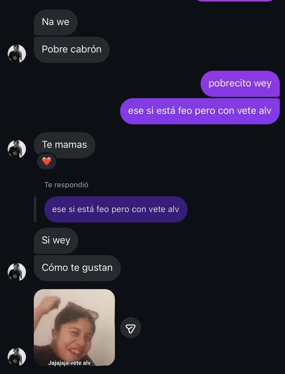 JAJAJAJAJA vete alv