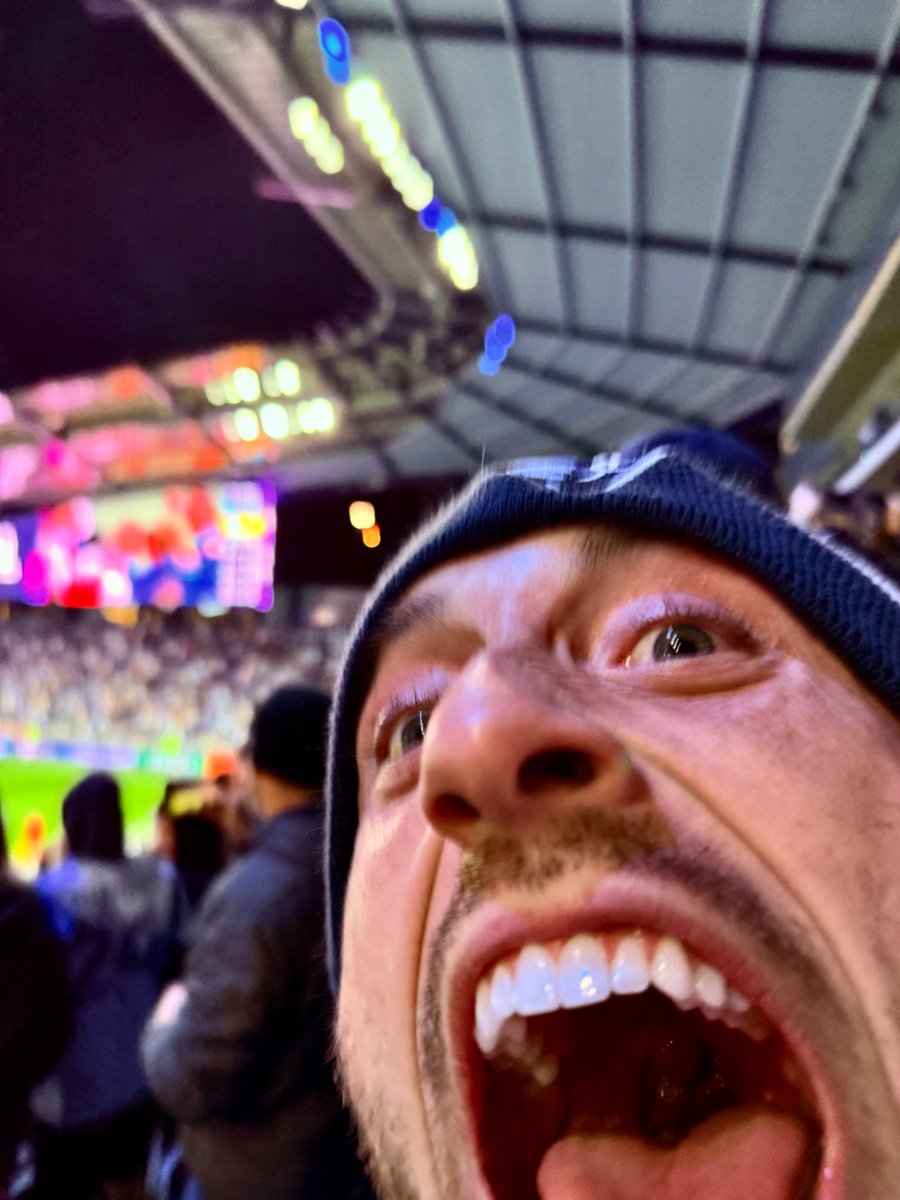 Tonight I was a fan in the stands for the first time in 15 years. It was electric. I would like to do it again. #SportingKC
