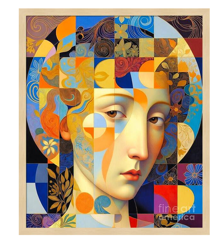 indigoartpal's tweet image. New artwork: Geometric Floral Portrait 🌼A soft mosaic of flowers, flowing geometry, and warm light — designed to bring calm and beauty into your space. Available in multiple sizes and fine art print formats is.gd/WDovIJ 

#GeometricArt #FloralArt #AbstractPortrait