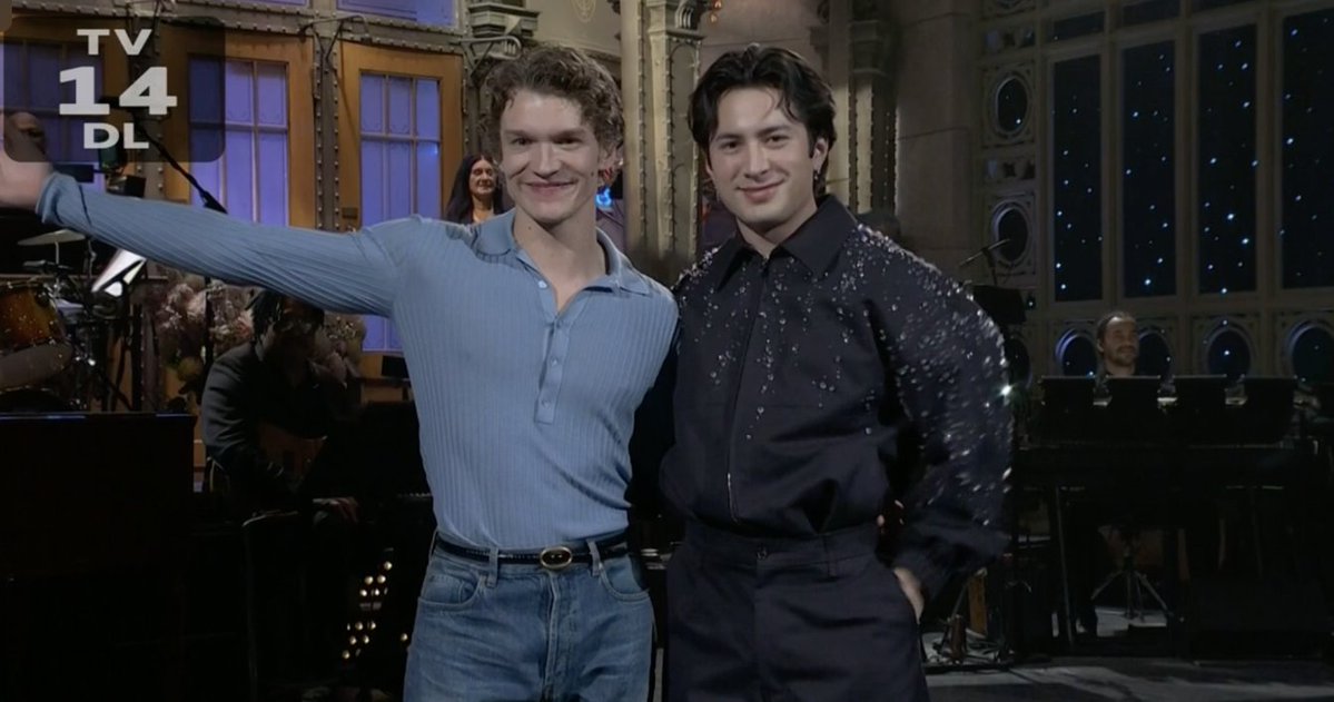 Connor Storrie and Hudson Williams on SNL! #ConnorStorrieOnSNL