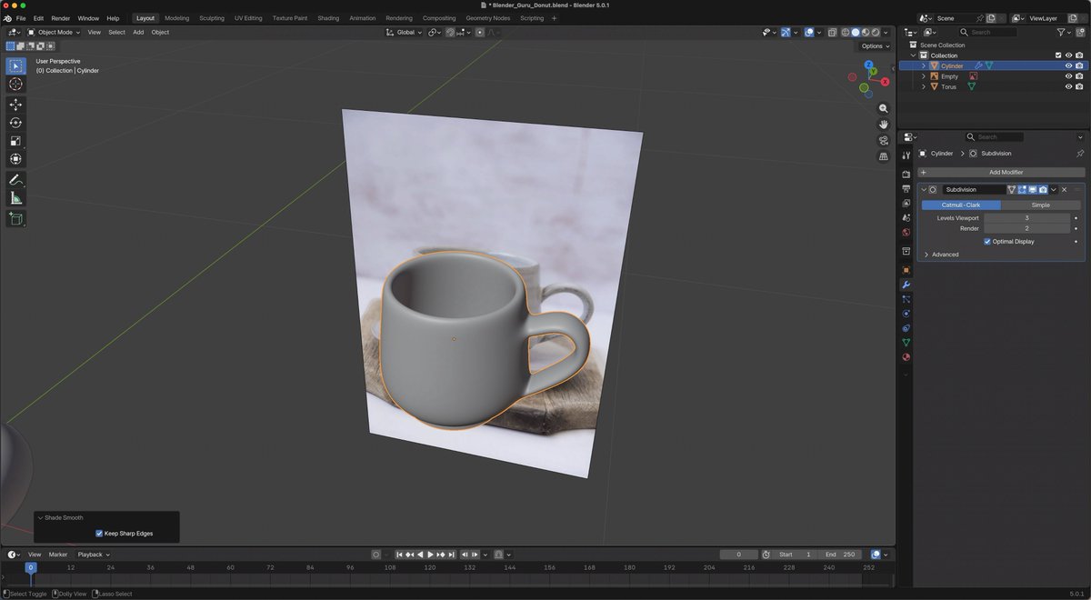 We're making a coffee mug on this one.