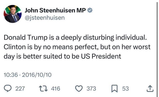 The Fat Fuck’s head is so far up the ANC backsides that he thinks we forgot what he posted.