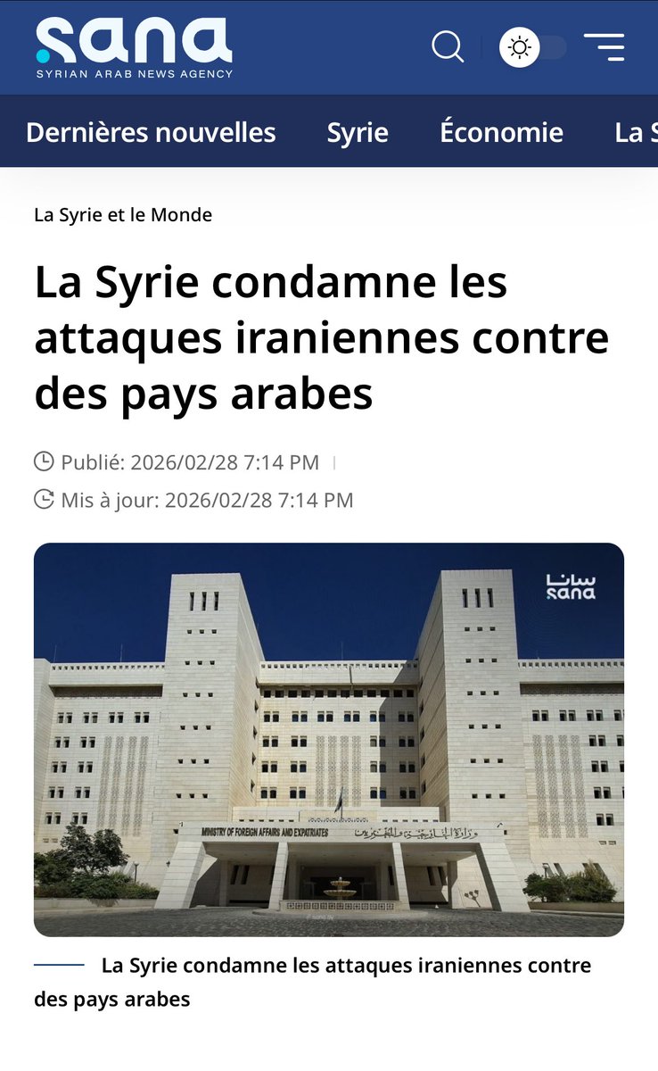 mvndibusauvage's tweet photo. Évidemment elle ne va faire aucun tweet sur son pays d'origine la Syrie 🇸🇾 qui a sortie exactement le même communiqué.
le Maroc 🇲🇦 dérange visiblement. https://t.co/DFvHBaNGoE