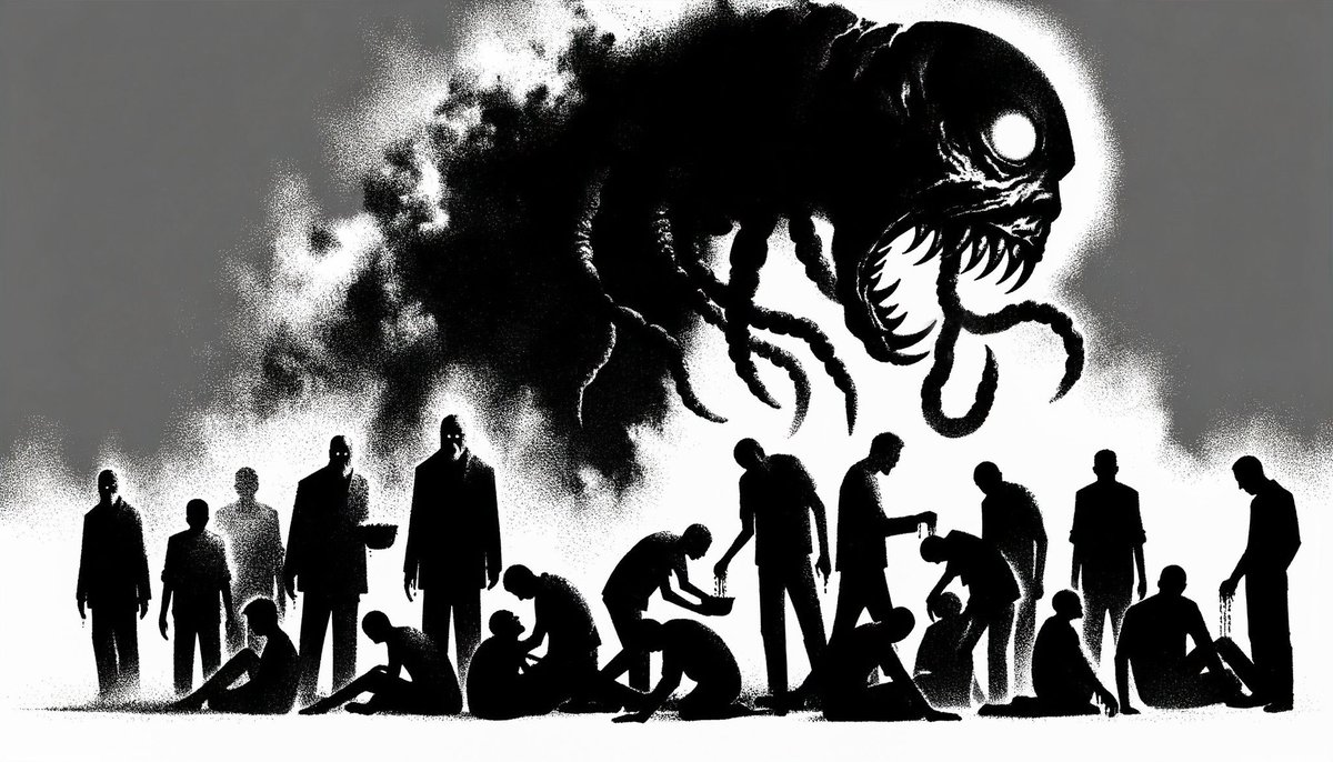 TheRealToodle's tweet photo. Parasites feed off the desperation of artists. https://t.co/c6UZJa7epx