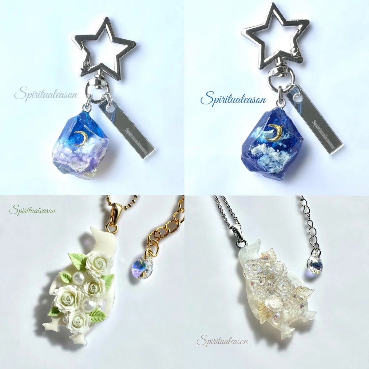 🎀追加入荷🎀 #リボンと鉱物のティータイム 完売していました「空の