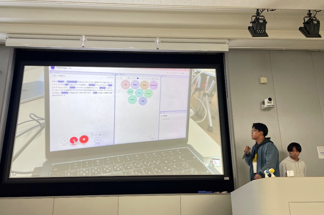 xinsuzuki's tweet photo. 【#58hack】Hackathon for students DemoDay in #NAIST
58ハッカソン supported by #イルグルム #YRGLM

No.2 : 柿の葉寿司
“Graft”
4つのアプリを無理やり一つに統合したキメラアプリ
https://t.co/KDdGhLZgbt https://t.co/IF0DI2qAER