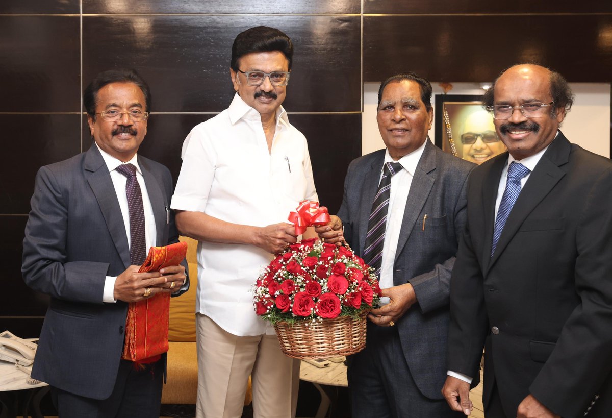 V G Santhosam tweet media