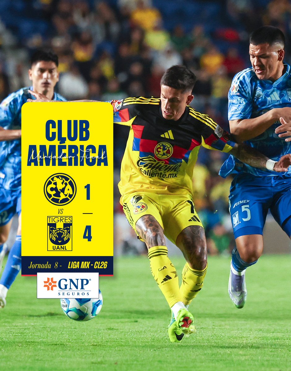 Termina el partido. 🦅

<a href="/GNPSeguros/">GNP Seguros</a>
#Viviresincreíble #GNP