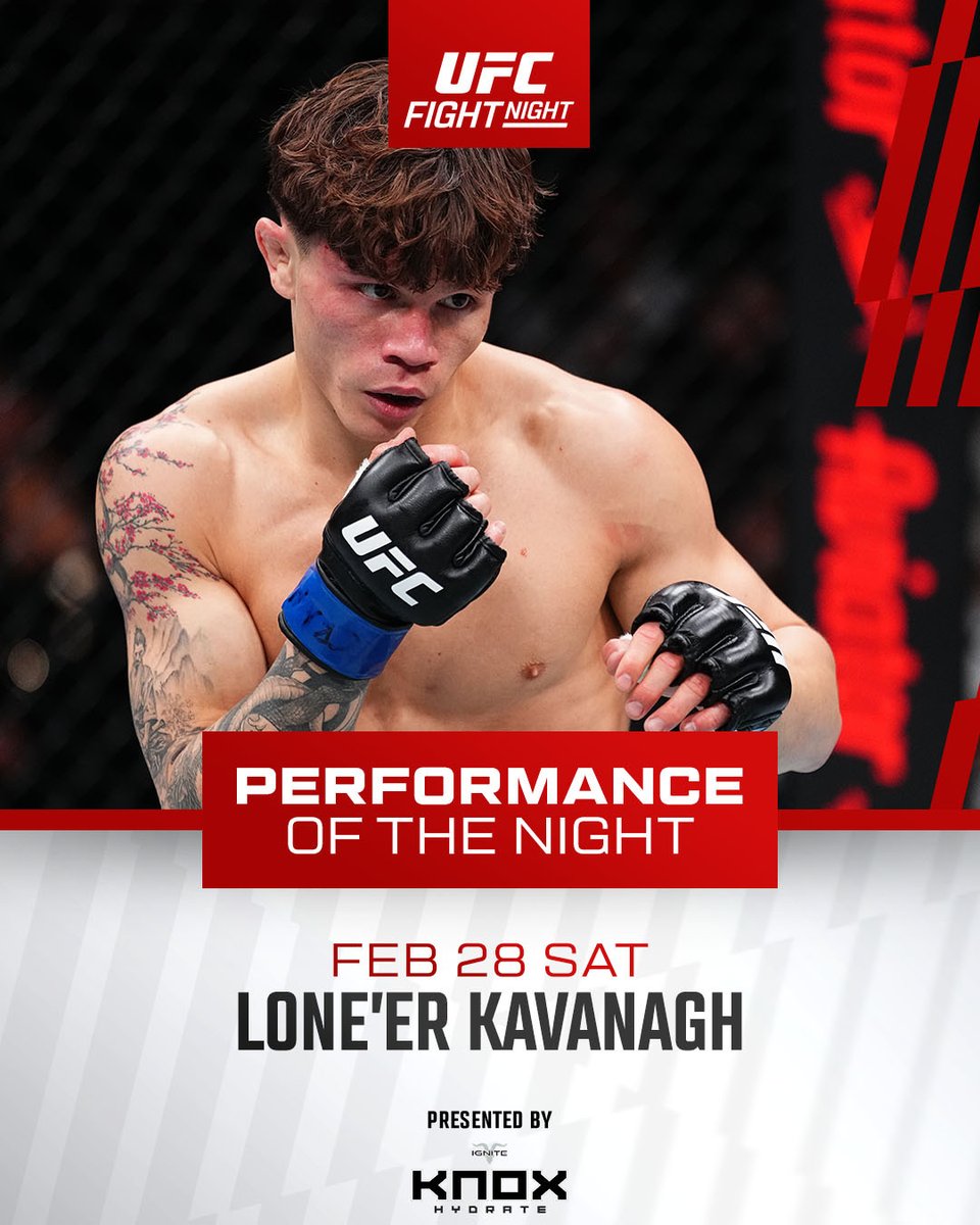 ufc's tweet image. Taking home extra cash 💵

Lone'er Kavanagh and Imanol Rodriguez earned POTN honors at #UFCMexico!

[ B2YB @KnoxHydrate ]