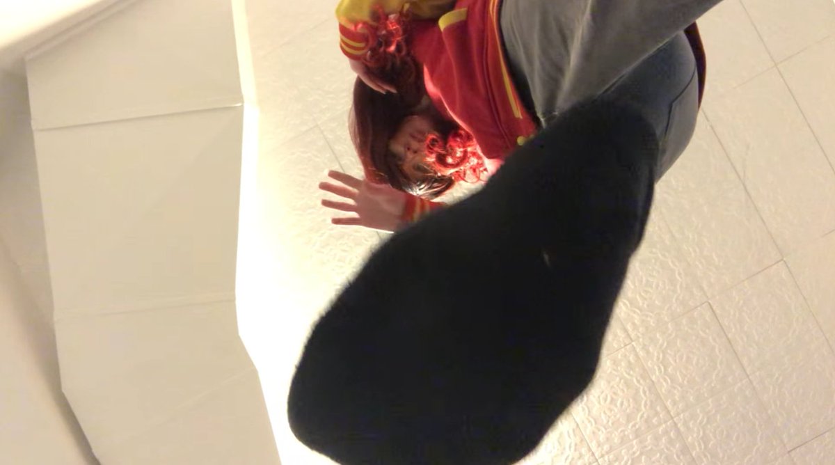 you're getting these horrifically dirty at this point black socks right in your face ;)