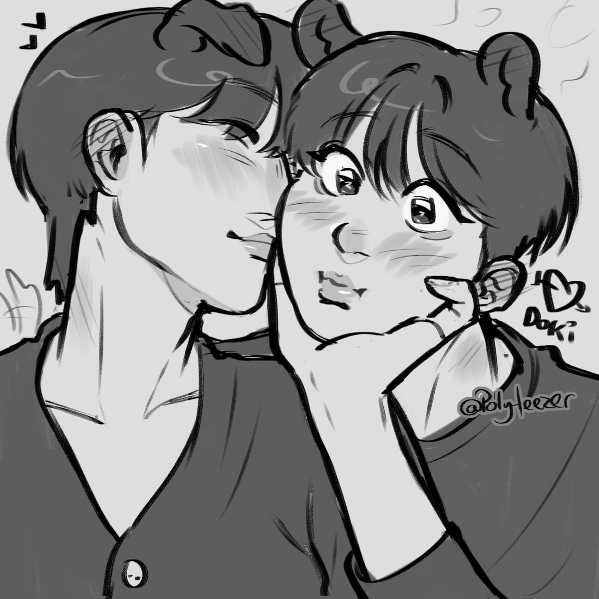 2hc doodle!! 🐶🐻