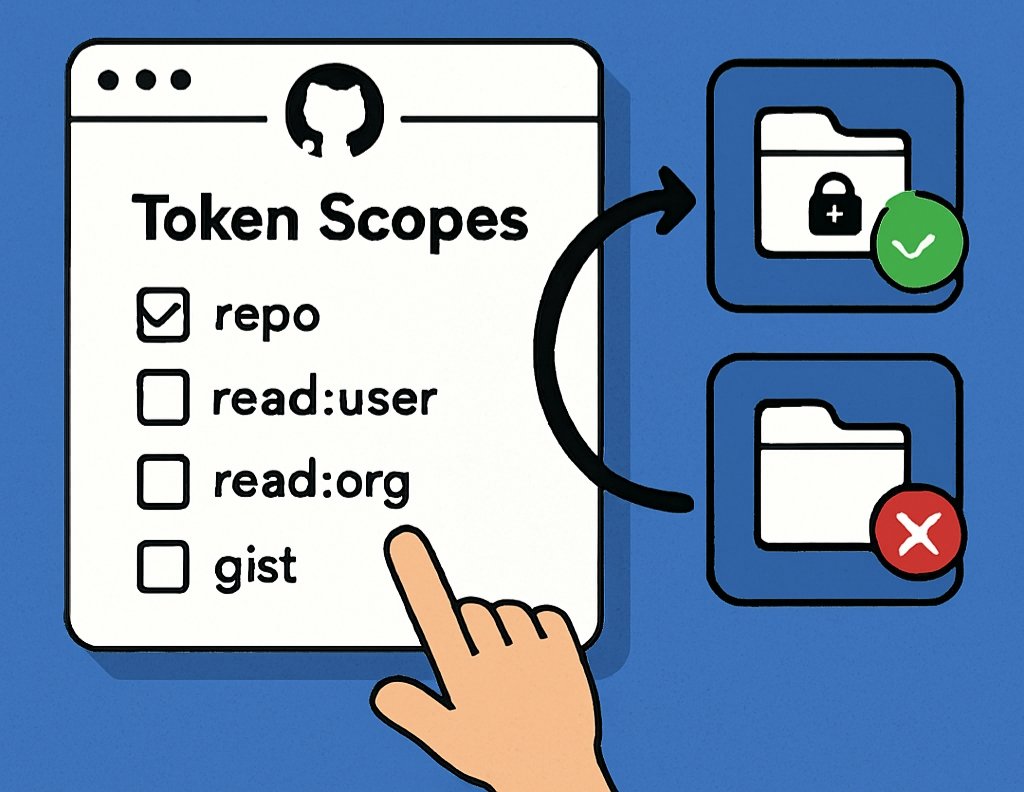 hstarkar87's tweet photo. How do you handle GitHub token scopes for repo access without over-permissioning? 
#DevAsking https://t.co/QJupNITYf0