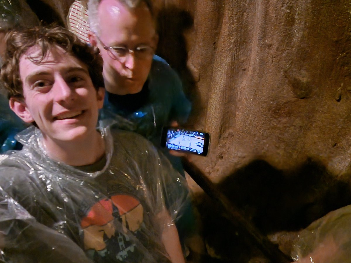 Get out, stay out. 
(Here's me and my dad watching the game in line for Tiana's Bayou Adventure at Disneyland)
#AggiesAllTheWay