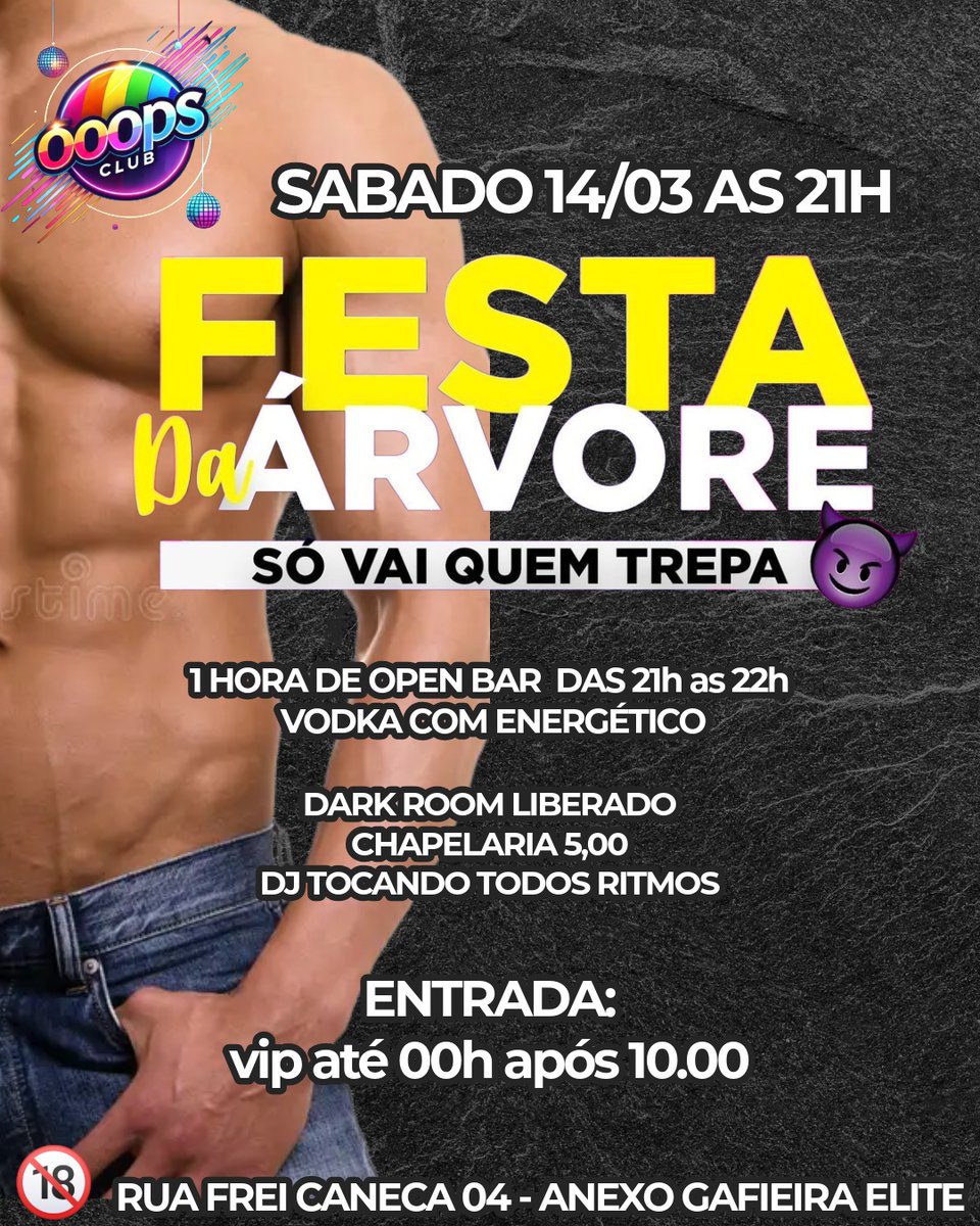 oopsbarputos's tweet photo. Sabado festa mais esperada  14.03 festa da árvore.  Espero todos la https://t.co/AWOgJ273vq