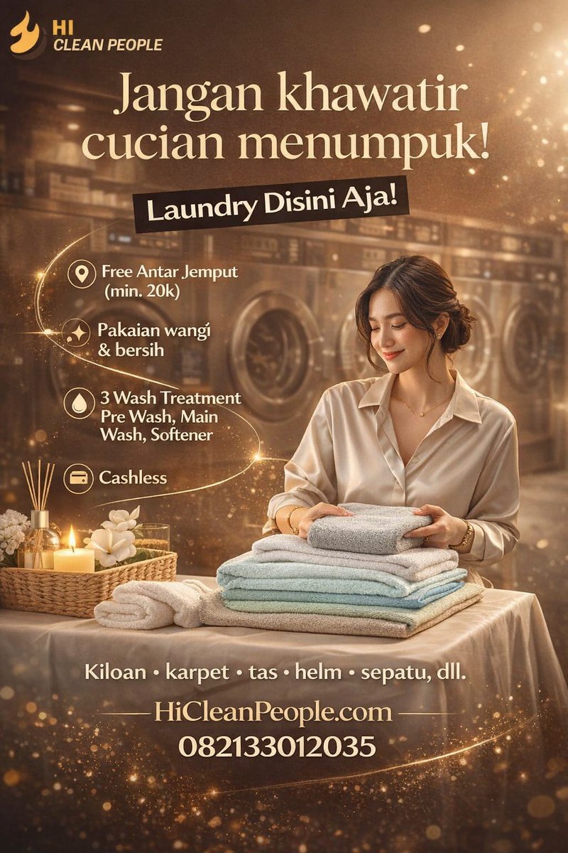 Hi Clean People Laundry tweet media