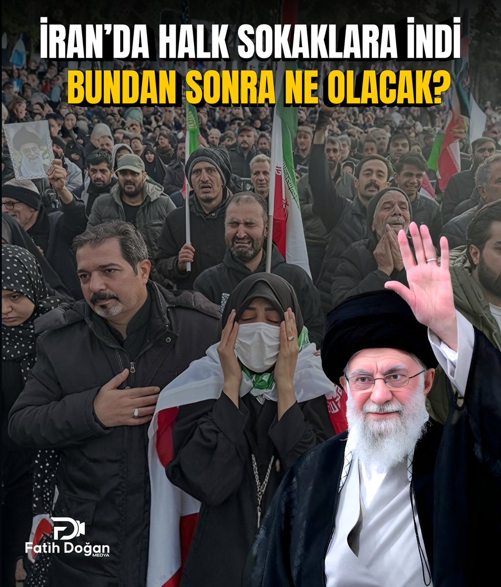 Hamaney hayatını kaybetti — İran sokaklara döküldü, bölge anında gerildi. Detaylar, resmi açıklamalar ve olası senaryolar için haberimizi okuyun 

fatihdoganmedya.com.tr/ali-khamenei-h…