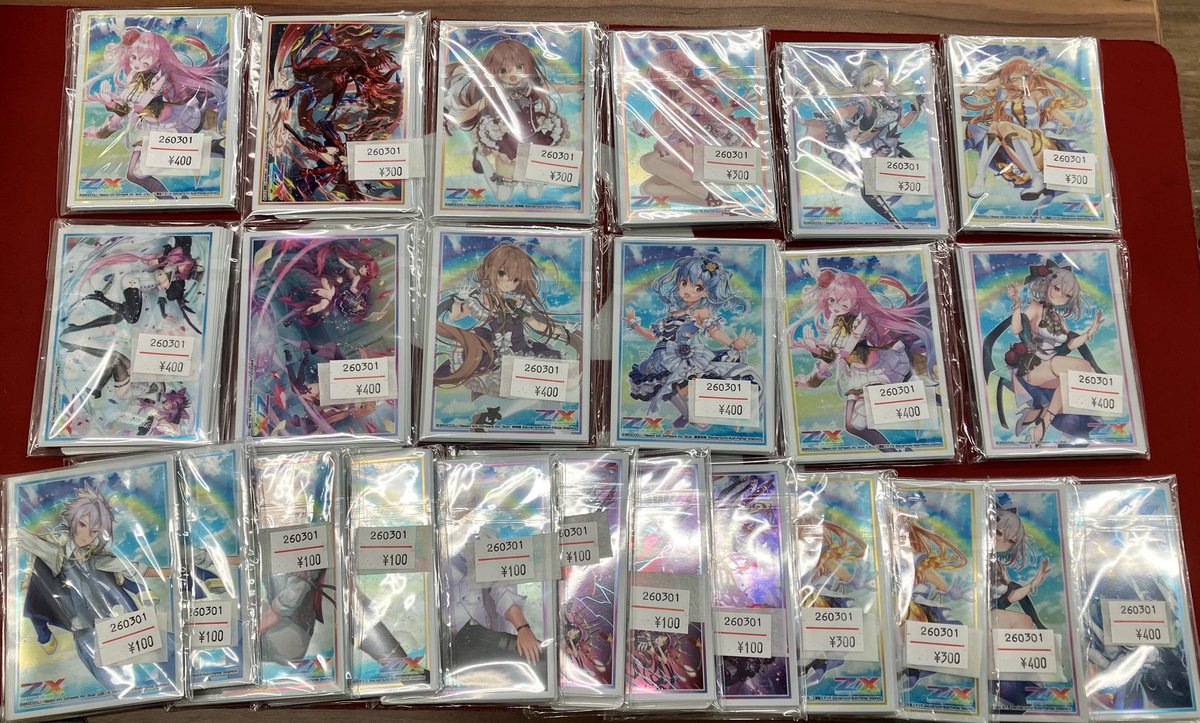 ゼクス 入荷情報💁‍♂️ 14thアニバーサリーのスリーブが多数入荷