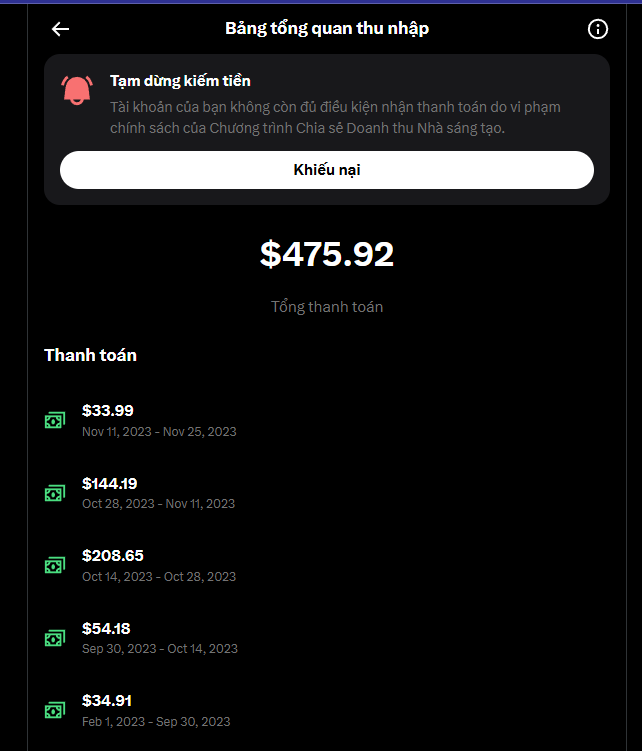 "GM anh em crypto &amp; build X Việt Nam! 🌅 Mình bị tắt kiếm tiền trên X một thời gian, nhưng thấy ae tương tác vui quá, post nào cũng sôi nổi → phải đăng ký lại ngay để grind cùng! Coi như reset hoàn toàn, build từ đầu để nghiêm túc hơn. Mình ưu tiên tương tác