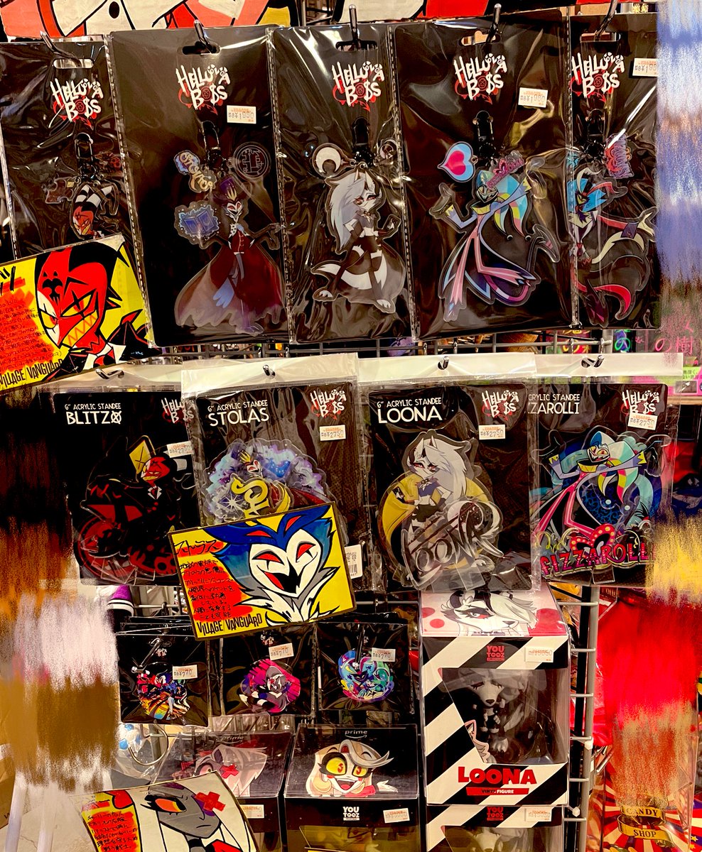 ヘルヴァボス #HelluvaBoss のグッズが新入荷しました〜✨️🩸アクキー