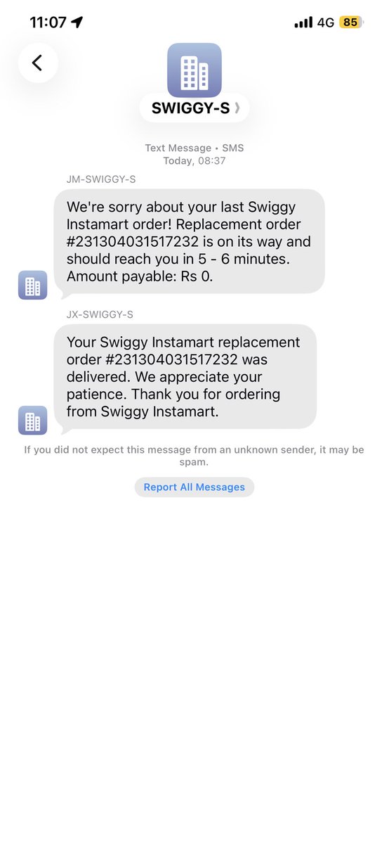 prabhukunj's tweet photo. @instamart_it pls refund. https://t.co/4RArYoY6HC