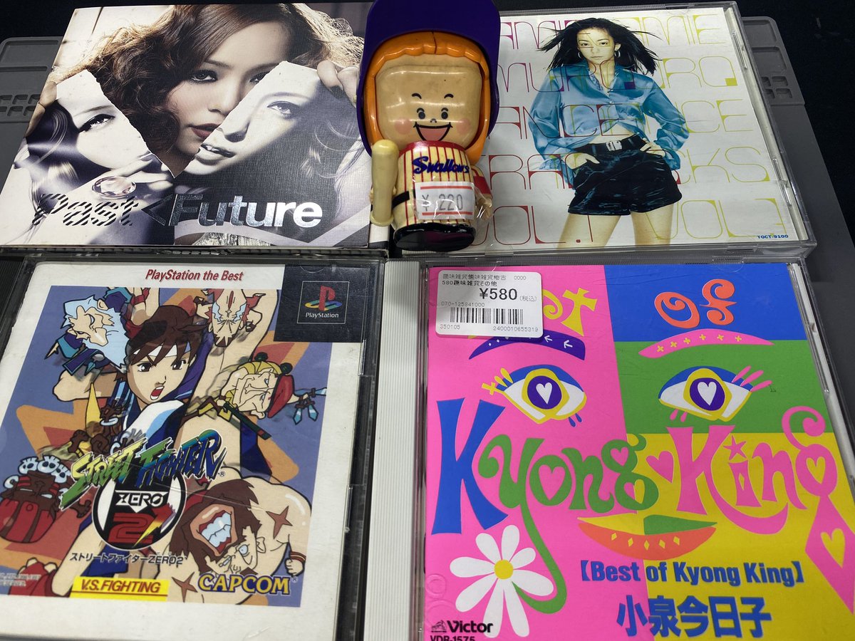 リサイクルショップみっけ』での購入品 安室ちゃんのCD2枚で¥110