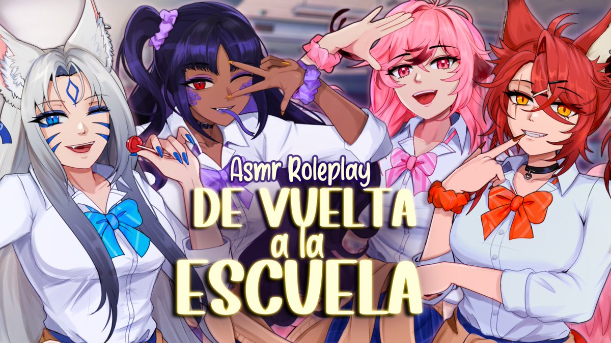 【ASMR | Mousepad】

Las Sainō Girls regresan a clases y los esperan con un ASMR Grupal. 💙 La sala de espera ya está disponible abajo. 💜 

Para conmemorar el evento, lanzamos un Nuevo Mousepad con esta misma temática. 🩷 También pueden encontrarlo abajo. 🧡

🎨: @/DONT903