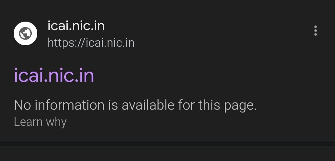 INVESTMENTTREN2's tweet photo. ICAI Result Update 11PM
No information is available for this page.
#icairesults #icairesult #theicai
#ICAI #cafinal #cainter https://t.co/jlAEWpMItJ