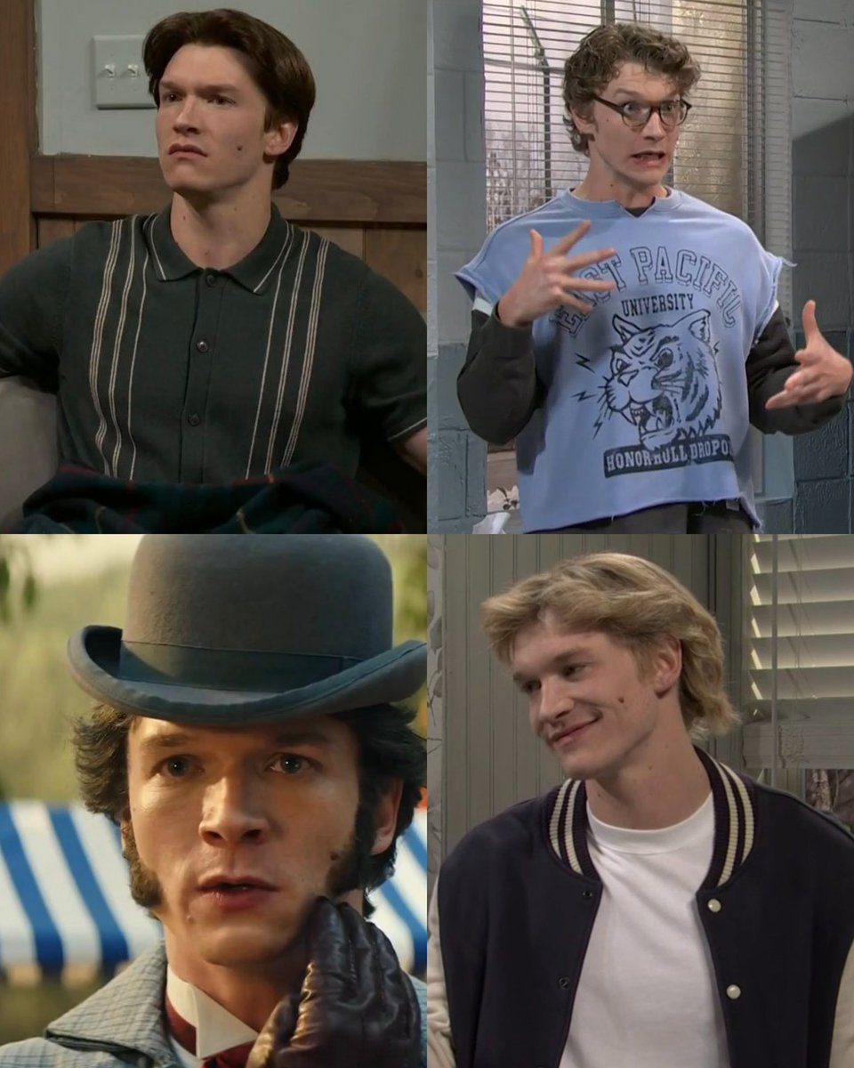 BuzzingPop's tweet photo. Connor Storrie eviscerating every scene with his sharp comedic timing and chameleonic guile in #SNL sketches. https://t.co/tPsqbpZ79x