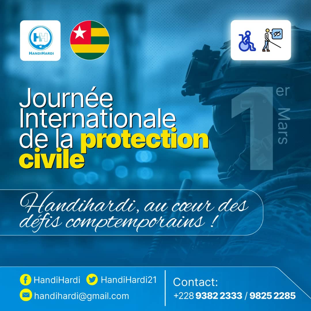 En cette journée dédiée à la protection civile (PC),#HandiHardi se propose de mettre en lumière le lien qu'entretient la PC avec le #handicap à travers la préparation aux urgences, l'accès aux services de secours et la prise en compte des besoins spécifiques des PH lors de crises