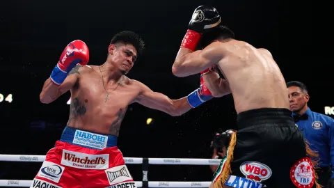 Enorme triunfo de ⁦<a href="/vaqueronavarre1/">@vaqueronavarrete</a>⁩ ante ⁦<a href="/sugarnunez/">Sugarnuñez</a>⁩ por TKO en el 11o round. Ofreció una lección de boxeo con efectividad, manejo de ring, astucia, eficacia y contundencia a un valiente rival. Fue el nocaut 94 en 172 peleas de Título Mundial entre mexicanos.