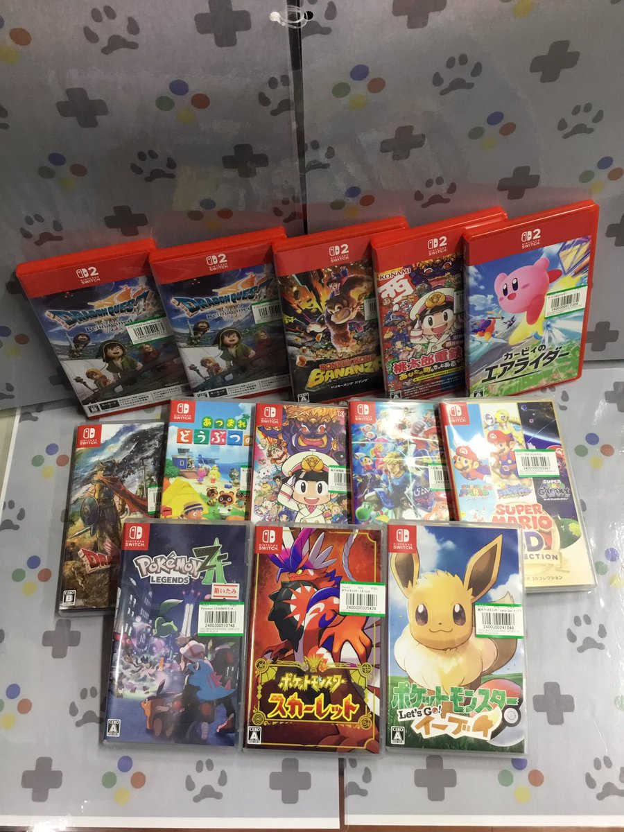 switch #Switch2 人気タイトル買い取らせて頂きました✨ 最新作の