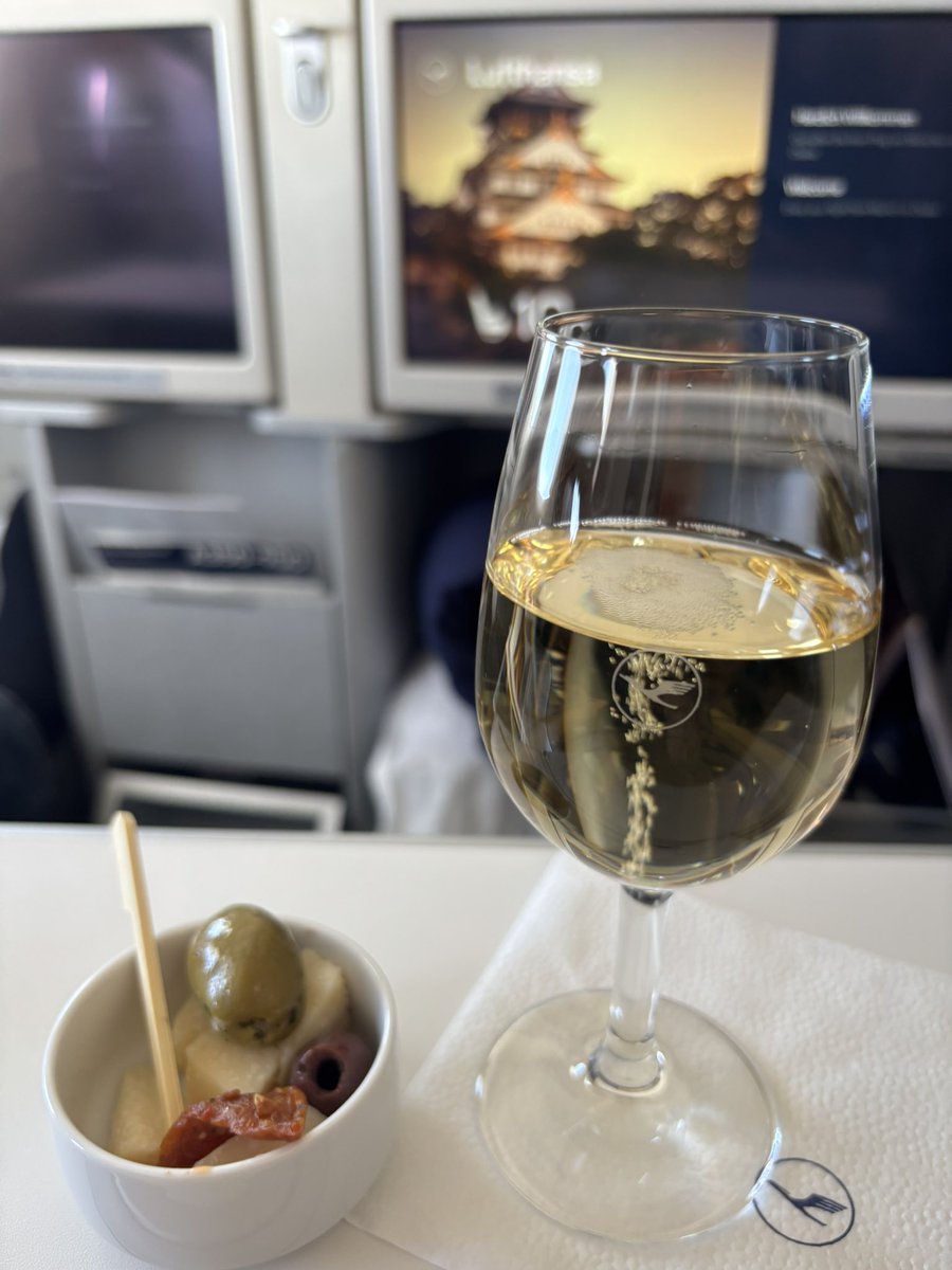 トビリシからミュンヘン、大阪経由で東京へ🛫初めてルフトハンザの事前機内食を予約しましたが、機内でチョイスするより種類も多くベスト😃