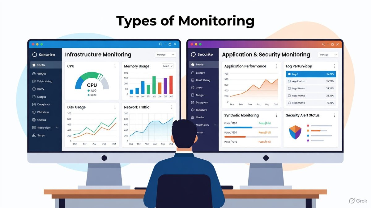 CloudRECAP's tweet photo. Types of Cloud Monitoring | Hindi क्लाउड मॉनिटरिंग के प्रकार हिंदी में #CloudMonitoring https://t.co/DAw4LqFo3I https://t.co/Xit9d623lC