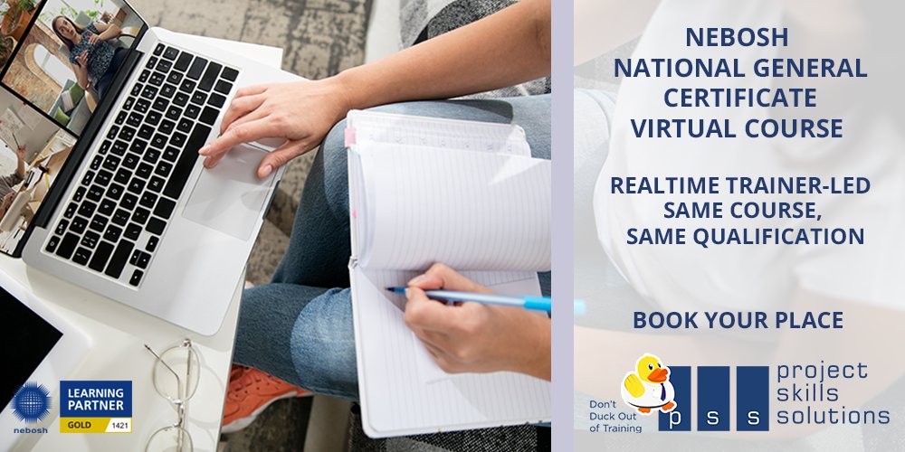 PSS_Training's tweet image. Ready to boost your H&amp;amp;S skills from home?
Enroll on our Virtual NEBOSH NGC — now £995+VAT.

🟡 Hands‑on risk assessment
🟡 Live Zoom delivery
🟡 Starts 13 April

Grab your place 👉 bit.ly/3Mp6V3s
#NEBOSH #OnlineEducation #HSE