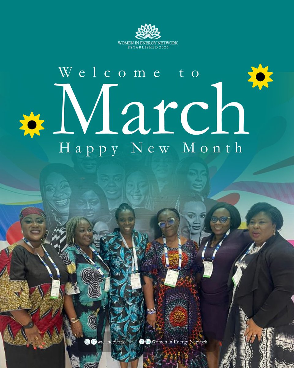 A new month is a chance to embrace change, set new goals, and commit to personal and professional growth. May March be a month of breakthroughs, progress, and may it remind us of the power within us.

Happy New Month!!

#HappyNewMonth #March2026 #NewMonthNewGoals #WomenInEnergy