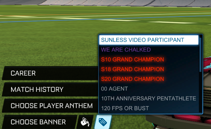 NickRL__'s tweet photo. For the first time ever in my time playing Rocket League, I will have grand champ tags in back to back seasons (for others this isn't a big deal but I could pull my hair out right now) https://t.co/hzNmuz05yF