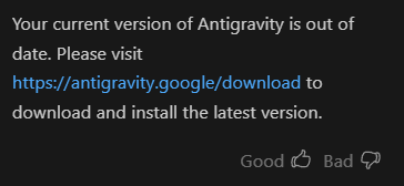 google <a href="/antigravity/">Google Antigravity</a> worse IDE ever I just recently downloaded the latest version and now it’s asking me to download another update again. Does this mean every 3–4 days I have to download a new version It wastes half an hour setting everything up before I can even start my work
