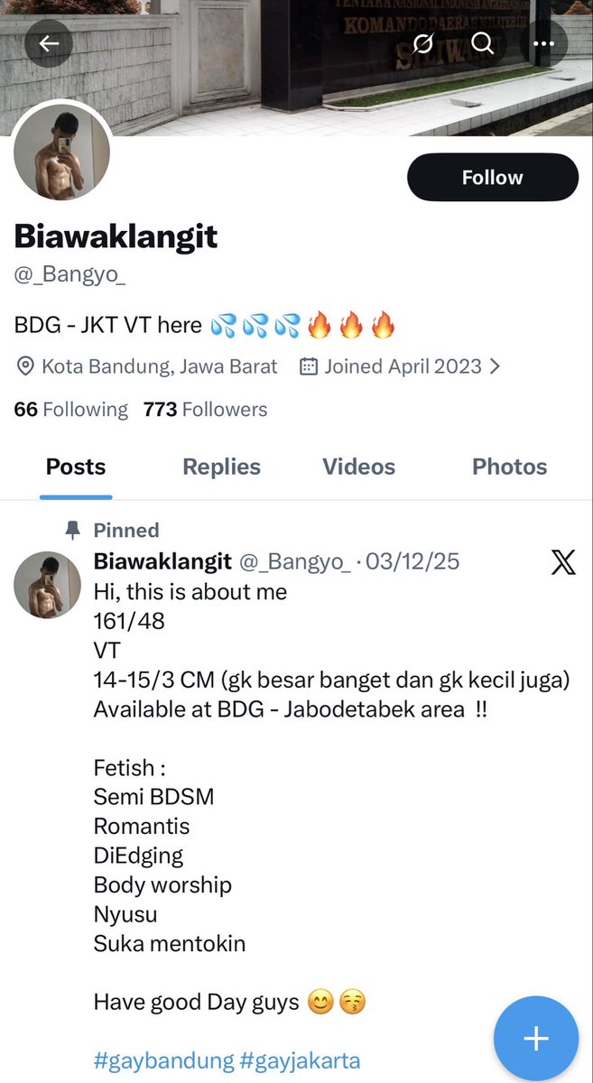 Sinisrk's tweet photo. Makin banyak aja nih tukang nipu! Hati-hati gaes sama akun ini #gaybandung #gayjakarta https://t.co/WX17cmc38Q
