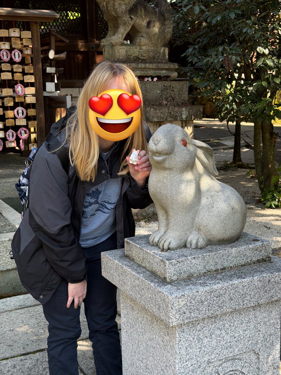 bunarium's tweet photo. Human is exceptionally happy right now…she went to a BUNNY SHRINE!!!!! https://t.co/FoEqKfH1ZC
