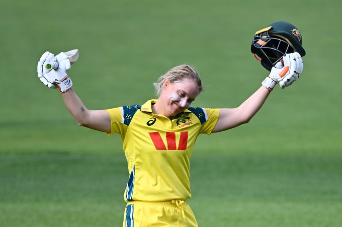 Alyssa Healy scores a mammoth TON in her last ODI 🔥